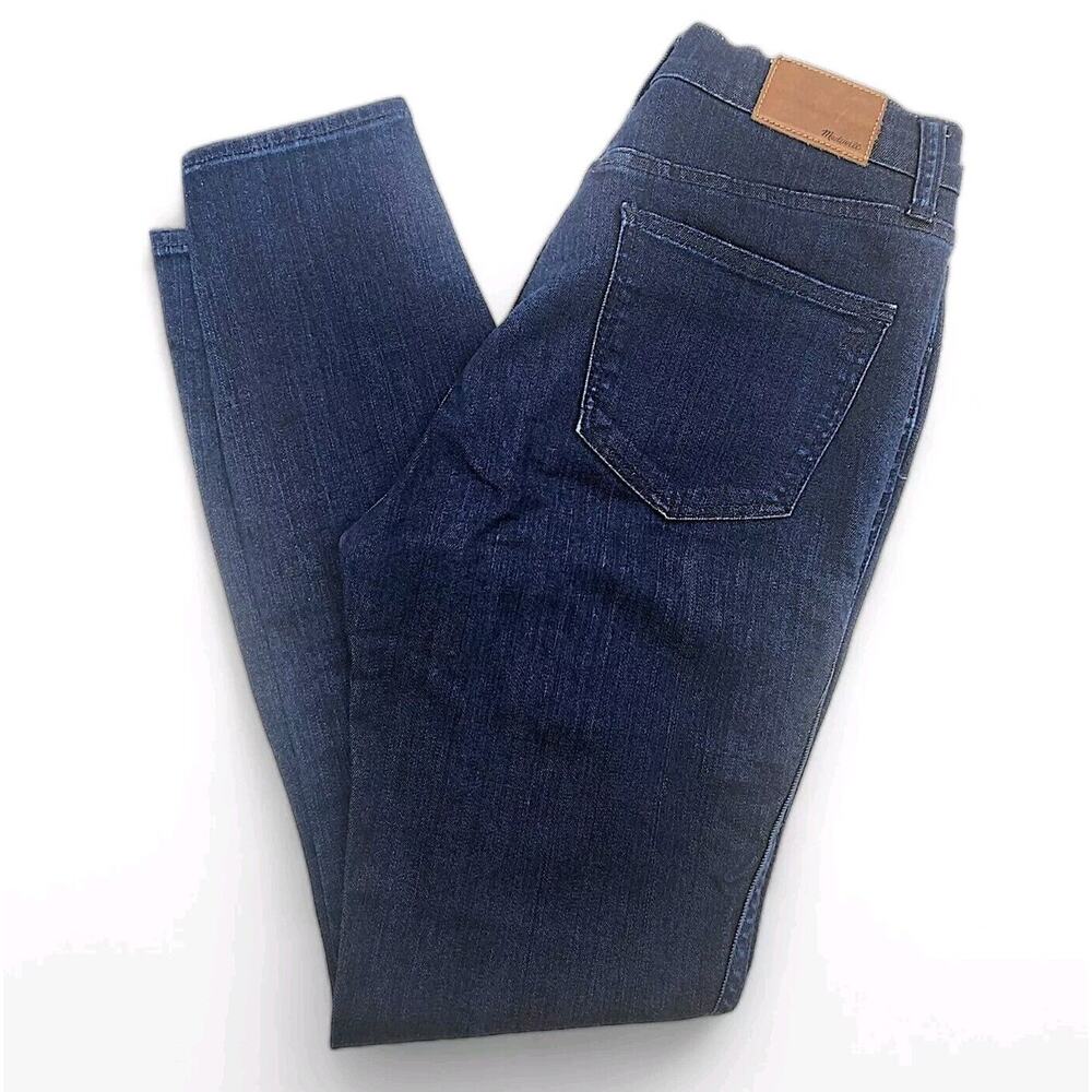 Madewell Jeans Womens High Riser Skinny Skinny Medium Wash Stretch Denim Size 29